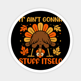 Funny Thanksgiving Turkey Stuffing Joke Magnet